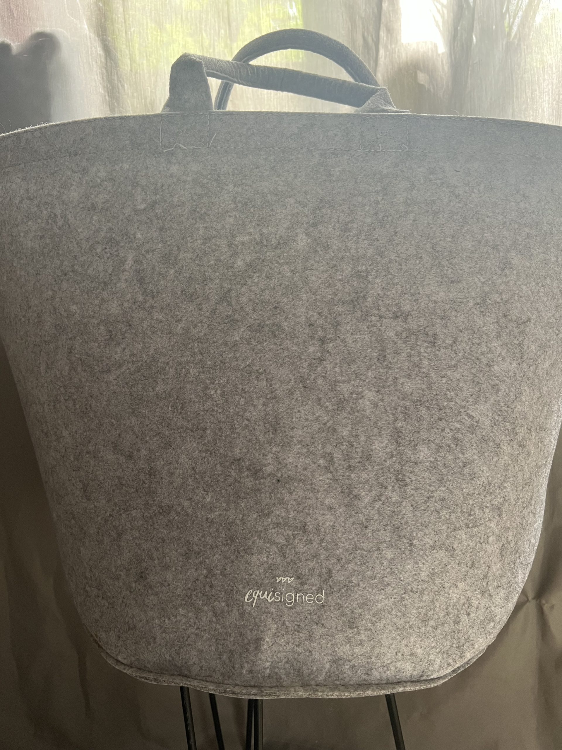 Filz-Trog XXL Back-Tölter Metallic - UNIKAT – Bild 4