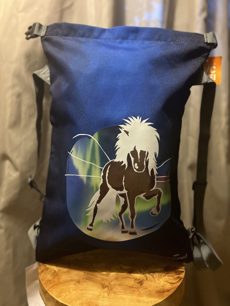 Rucksack - Sportbeutel - mit Polarlicht-Tölter